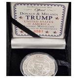 DONALD & MELANIA .999 SILVER 1 TROY OZ (1000 P)
