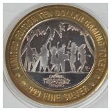 TROPICANA - $10 .999 SILVER TOKEN (551 B66)