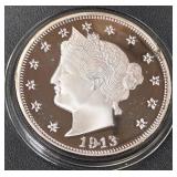 TWO OZ .999 FINE SILVER COIN (798 C)