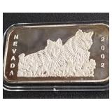 1 OUNCE .999 FINE SILVER BAR (725 V)