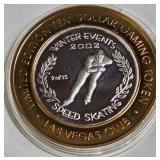 LAS VEGAS CLUB - $10 .999 SILVER TOKEN (551 A22)