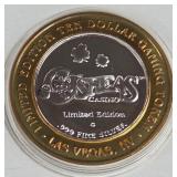 OSHEAS CASINO - $10 .999 SILVER TOKEN (551 B47)