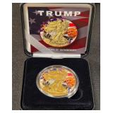 D. TRUMP 1oz FINE SILVER DOLLAR (422 B)