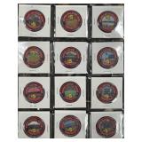 CASINO COMMEMORATIVE CHIPS (521 A)