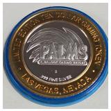 PALMS CASINO - $10 .999 SILVER TOKEN (551 B15)