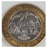TROPICANA - $10 .999 SILVER TOKEN (551 B65)