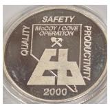 ONE TROY OUNCE - .999 FINE SILVER (989 G)
