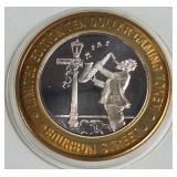 BOURBON - $10 .999 SILVER TOKEN (551 A17)