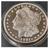 TWO TROY OZ .999 FINE SILVER COIN (798 G)