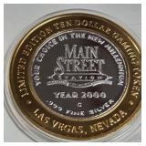 MAIN STREET - $10 .999 SILVER TOKEN (551 C87)