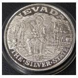 TWO OZ .999 FINE SILVER COIN (963 D)