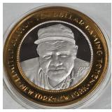 NEW YORK CASINO - $10 .999 SILVER TOKEN (551 C20)