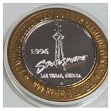 STRATOSPHERE - $10 .999 SILVER TOKEN (551 C3)