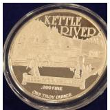 ONE TROY OUNCE .999 FINE SILVER COIN (983 G)