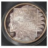 TWO OZ .999 FINE SILVER COIN (964 I)