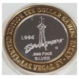 STRATOSPHERE - $10 .999 SILVER TOKEN (551 C19)