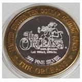 THE ORLEANS - $10 .999 SILVER TOKEN (551 B27)