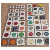 ANTIQUE CASINO TOKENS (468 A)