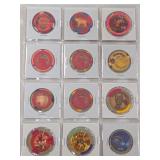 CASINO COMMEMORATIVE CHIPS (513 G)