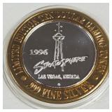 STRATOSPHERE - $10 .999 SILVER TOKEN (551 C5)
