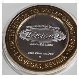 BINION'S - $10 .999 SILVER TOKEN (551 A9)