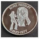 ELVIS PRESLEY 1oz SILVER COIN (888 AB)
