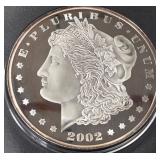 126GRAMS - .999 FINE SILVER ROUND (429 A)