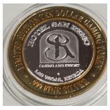 SAN REMO - $10 .999 SILVER TOKEN (551 A14)
