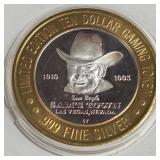 SAM'S TOWN - $10 .999 SILVER TOKEN (551 A49)