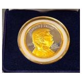 TRUMP TWO OZ .999 FINE SILVER COIN (853)
