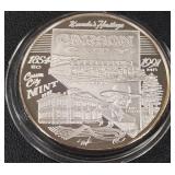 2oz .999 FINE SILVER ROUND (844 C)