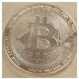 1OZ .999 FINE SILVER CRYPTO BITCOIN (997 C)