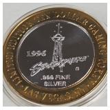 STRATOSPHERE - $10 .999 SILVER TOKEN (551 C6)