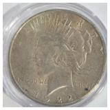 1922 - PEACE SILVER DOLLAR (999 A77)