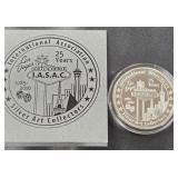ONE TROY OUNCE .999 FINE SILVER COIN (813 R)