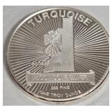.999 FINE SILV ER ONE TROY OUNCE (995 G)
