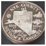 TWO OZ .999 FINE SILVER COIN (964 F)