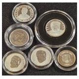 D. TRUMP .999 SILVER COINS 1GRAMS EACH (860 A)