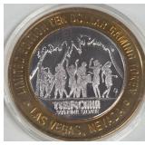 TROPICANA - $10 .999 SILVER TOKEN (551 B75)