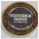 BOARDWALK - $10 .999 SILVER TOKEN (551 A10)