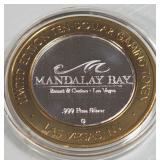 MANDALAY BAY - $10 .999 SILVER TOKEN (551 C100)
