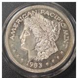 ONE TROY OUNCE .999 FINE SILVER COIN (813 C)