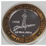 STRATOSPHERE - $10 .999 SILVER TOKEN (551 C4)