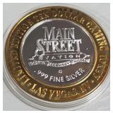 MAIN STREET - $10 .999 SILVER TOKEN (551 C81)
