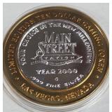 MAIN STREET - $10 .999 SILVER TOKEN (551 C82)