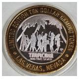 TROPICANA - $10 .999 SILVER TOKEN (551 B69)
