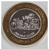 THE ORLEANS - $10 .999 SILVER TOKEN (551 B19)