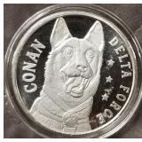 CONAN DELTA FOECE 2020 1oz .999 FINE SILVER (357 A