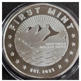 ONE TROY OUNCE 999+ FINE SILVER (673 F)