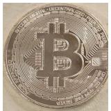 1OZ .999 FINE SILVER CRYPTO BITCOIN (997 D)